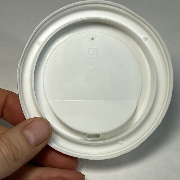 2010 Starbucks Logo Christmas Red Snowflakes Ceramic Tumbler Mug with Lid - Picture 4 of 6